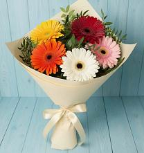 Букет цветов из:  Герберы в Шарлык
