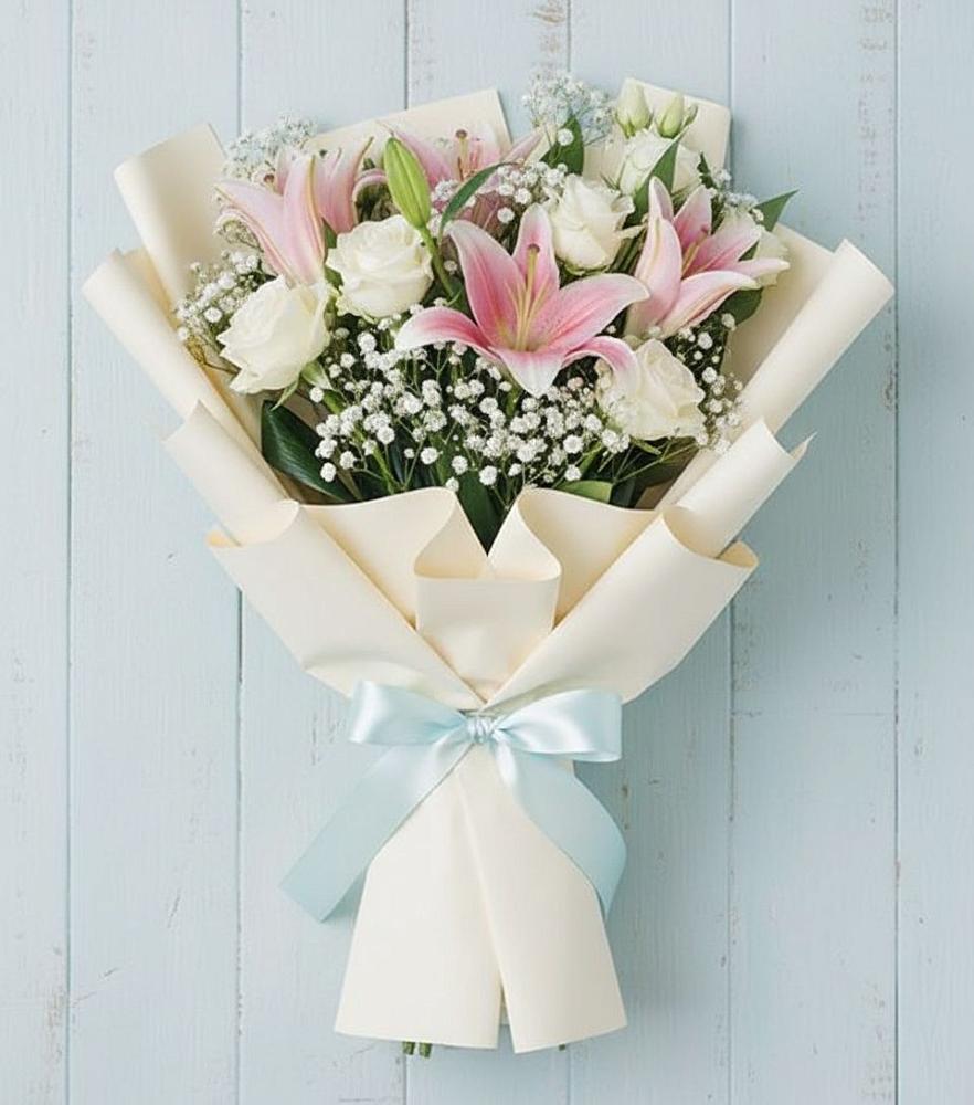 Букет цветов из: Лилии в Шарлык