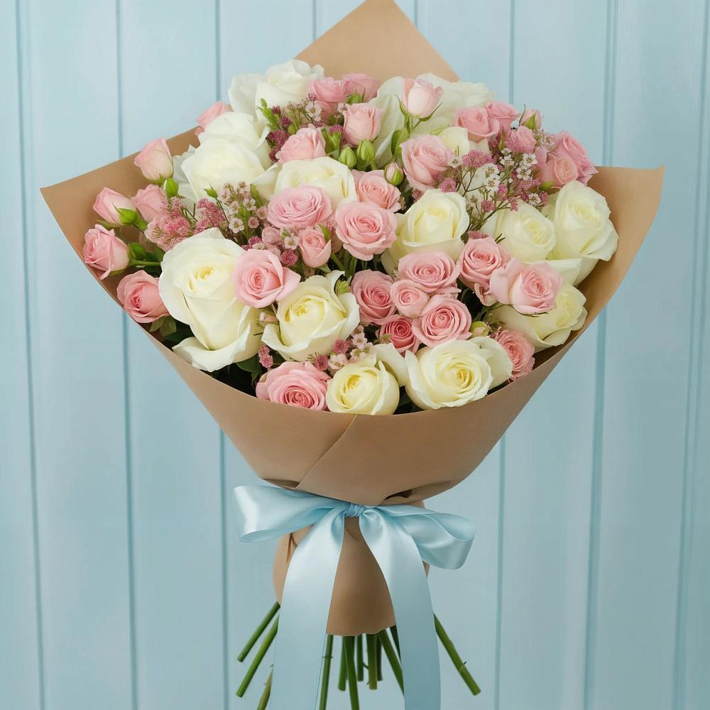 Букет цветов из: Розы в Шарлык