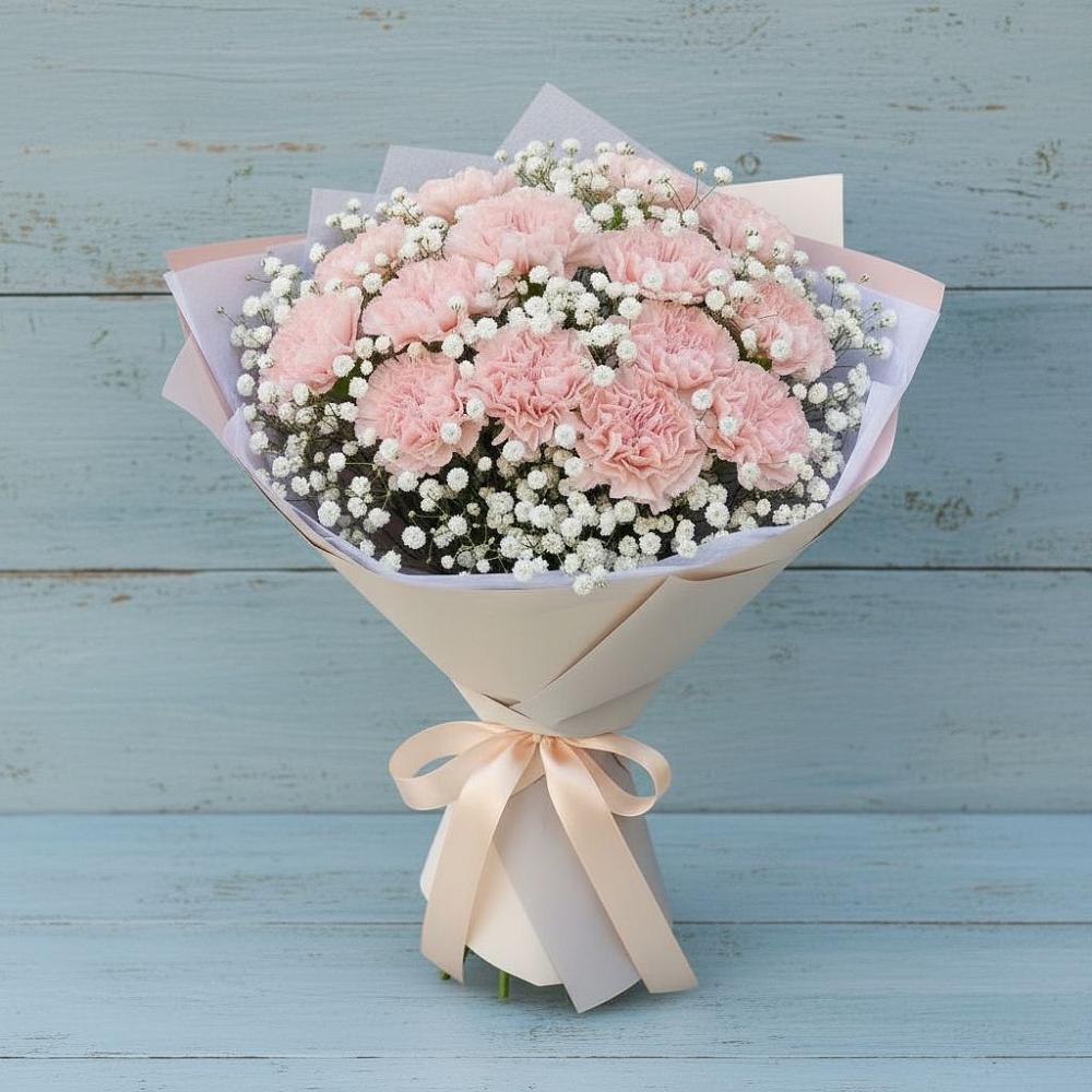 Букет цветов из: Гвоздики в Шарлык