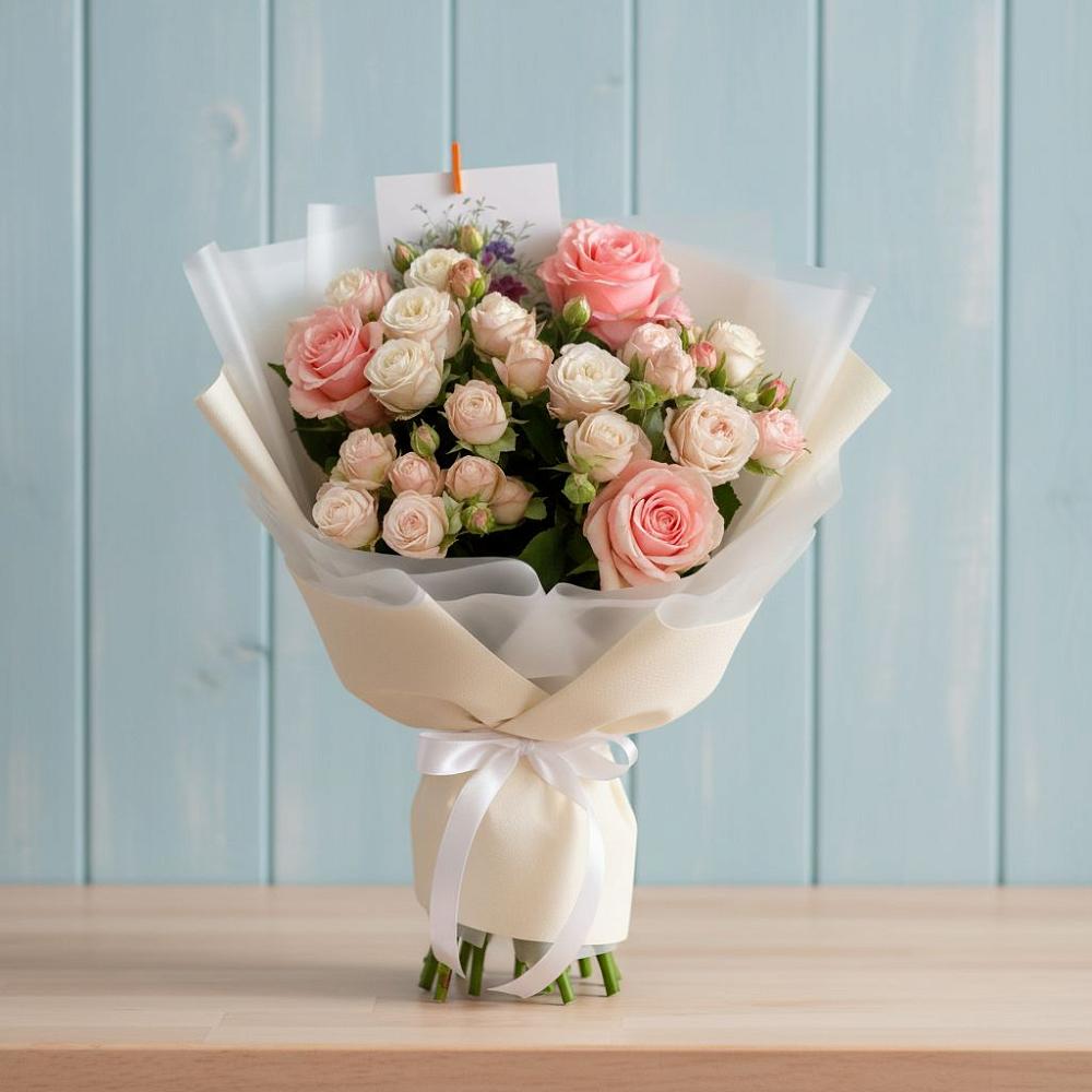 Букет цветов из: Розы в Шарлык