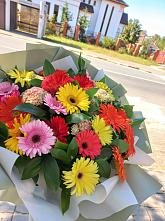 Букет цветов из:  Герберы #REPLACE_PRED# Шарлык