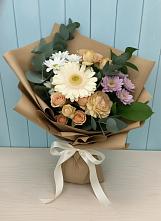 Букет цветов из:  Герберы и Хризантемы в Шарлык