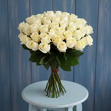 Букет 51 Белая роза Эдлесс Лав #REPLACE_PRED# Шарлык