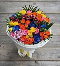 Букет цветов из:  Розы и Хризантемы в Шарлык