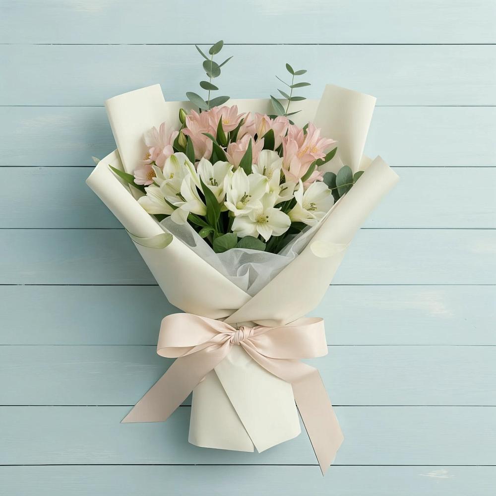 Букет цветов из: Альстромерии в Шарлык